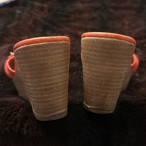 Authentic Tory Burch Elina Wedge Size 7 1/2 VGUC - Picture 6 of 7